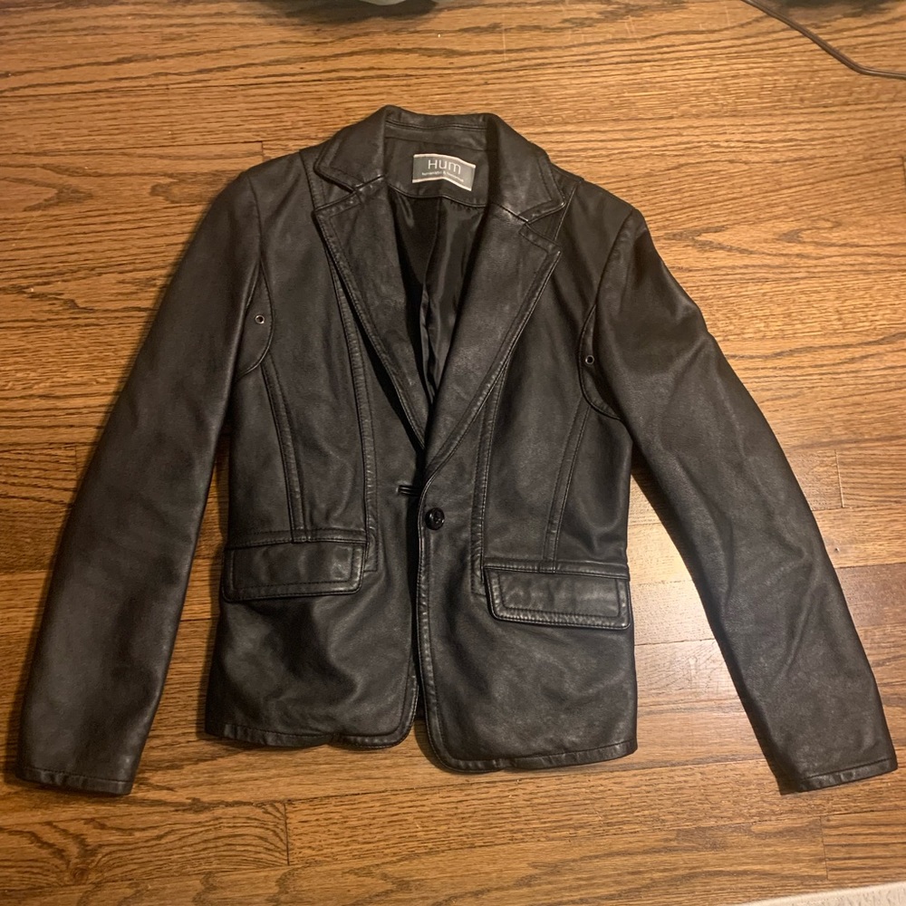 Hum leather jacket size M
